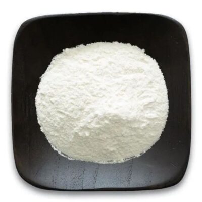 White onion powder in a dish.
