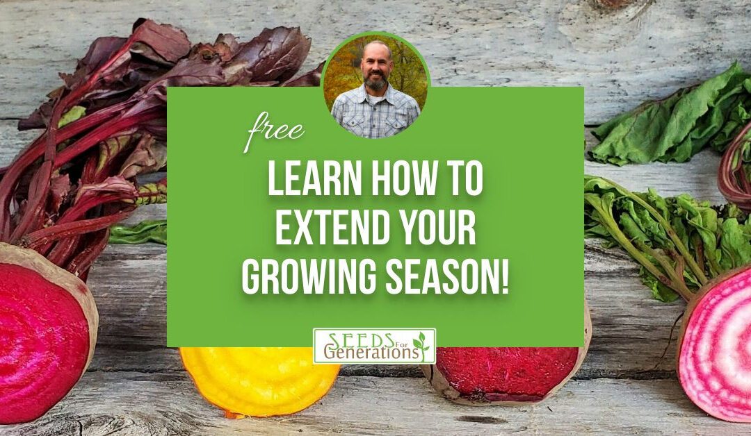 Thank You for Signing Up for Season Extension Training