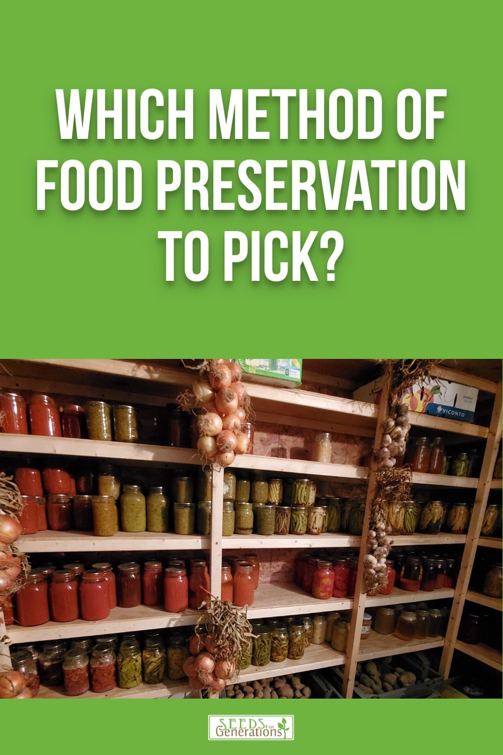 Which food preservation method should you pick? Get the scoop on all of the methods, compared, in this article.
